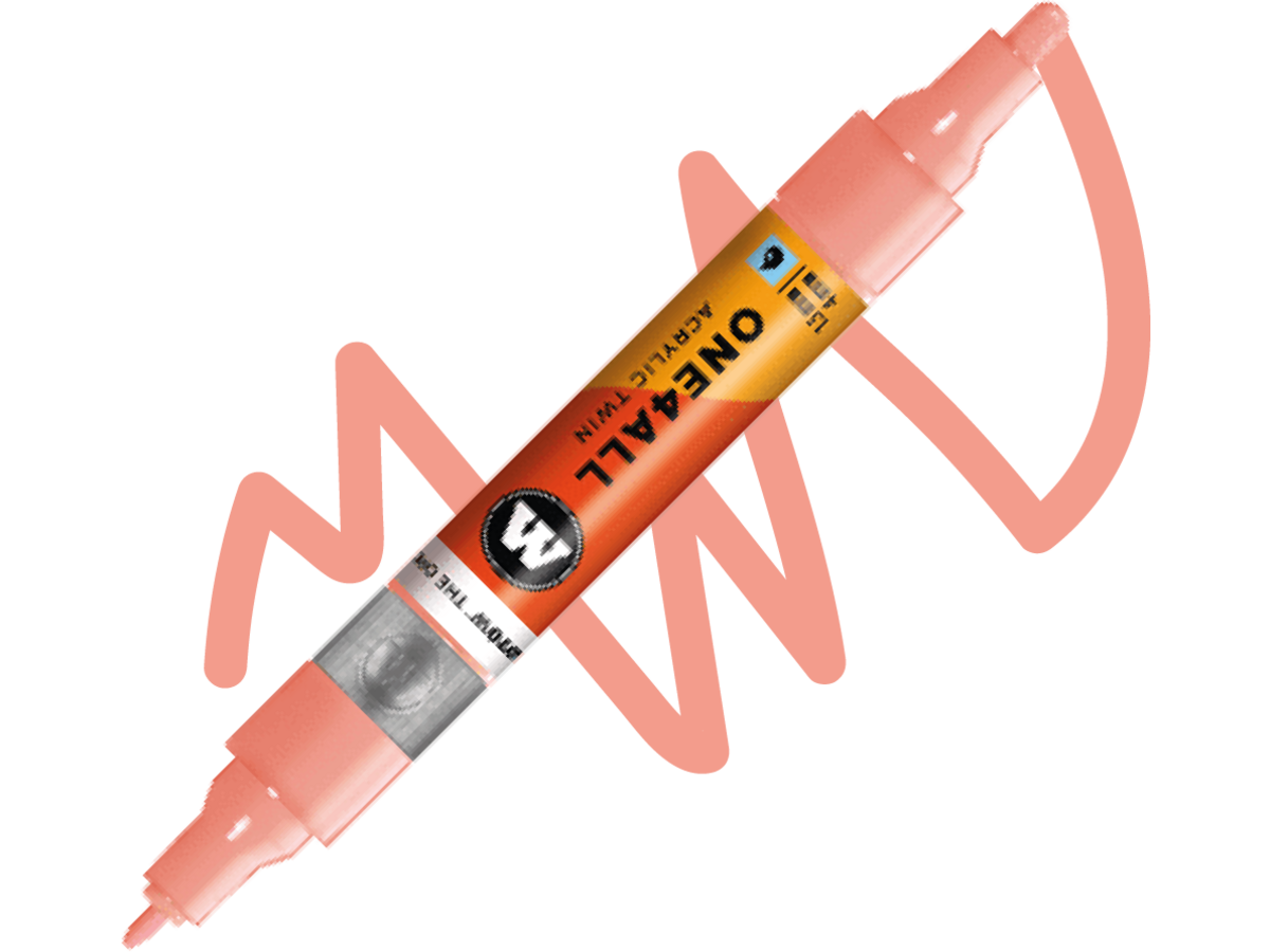 MARKER MOLOTOW ONE4ALL TWIN 1,5/4MM CORAL 244