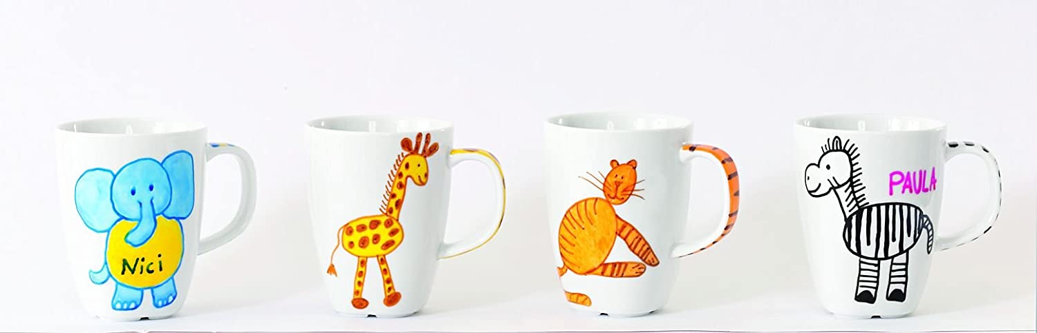 Markery Marabu Porcelain & Glass for Kids kpl. 5 sztuk