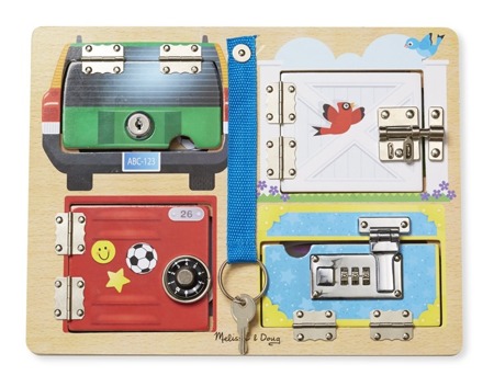 MELISSA&DOUG Drewniana tablica manipulacyjna KLUCZ