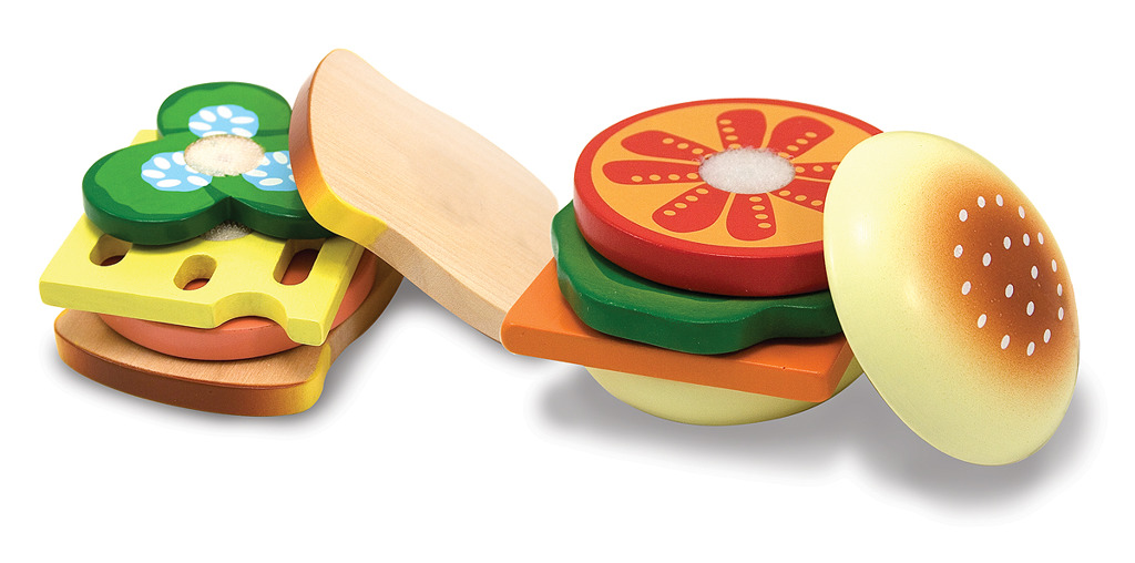 MELISSA&DOUG Drewniane kanapki do krojenia