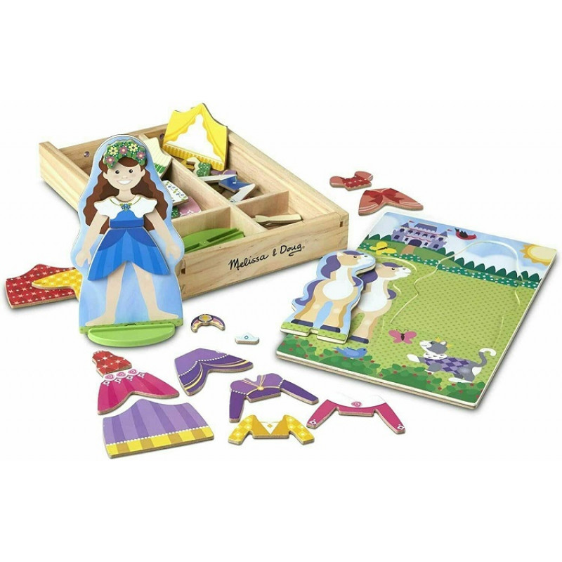 MELISSA&DOUG UBIERANKA MAGNETYCZNA - KSIĘŻNICZKI