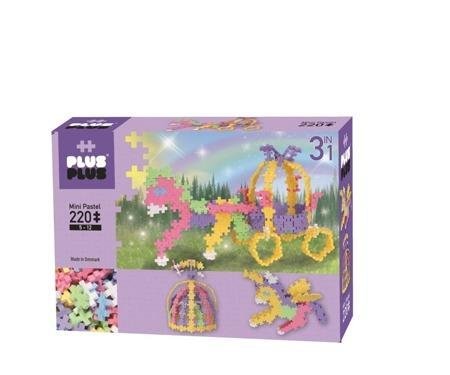MINI KLOCKI - KLOCKI PLUS PLUS - PASTEL WRÓŻKA 3w1 220 CZĘŚCI
