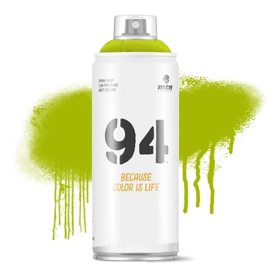 MONTANA 94 NEON GREEN 125 - farba do graffiti w sprayu