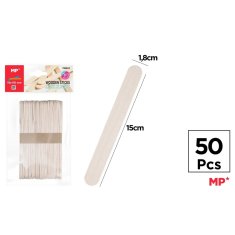 MP Patyczki kreatywne naturalne 50 szt. 18X15mm