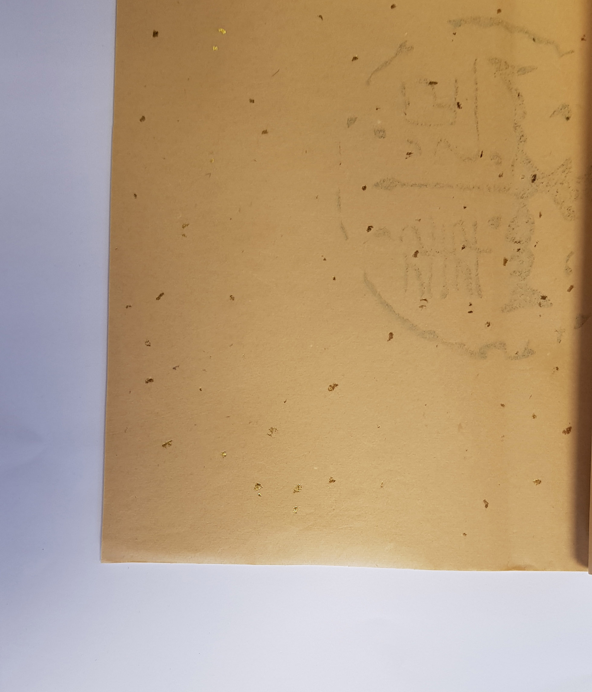 PAPIER RYŻOWY HAND MADE POMARAŃCZOWY ARKUSZ 33X132