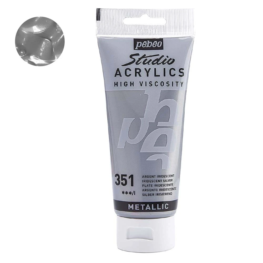 PEBEO ACRYLIC STUDIO HV FARBA SILVER 100 ML