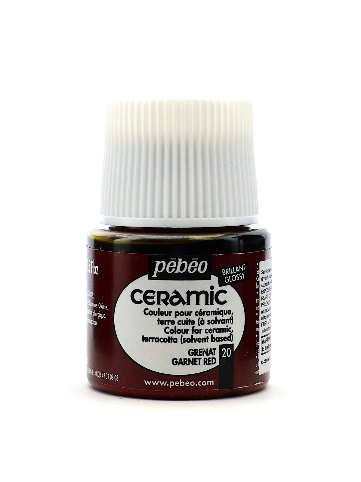 PEBEO FARBA DO CERAMIKI CERAMIC 45ML GARNET RED