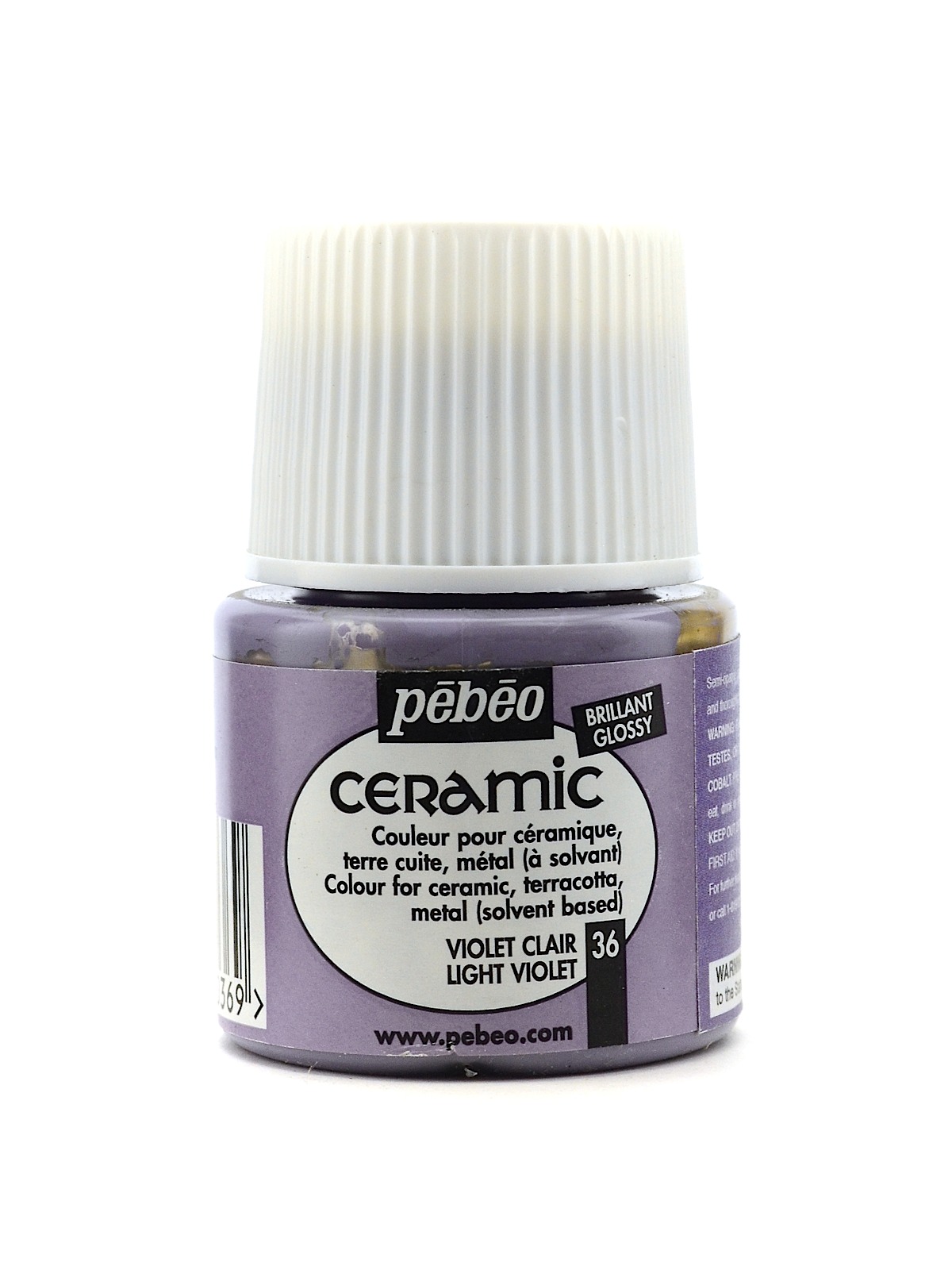 PEBEO FARBA DO CERAMIKI CERAMIC 45ML LIGHT VIOLET