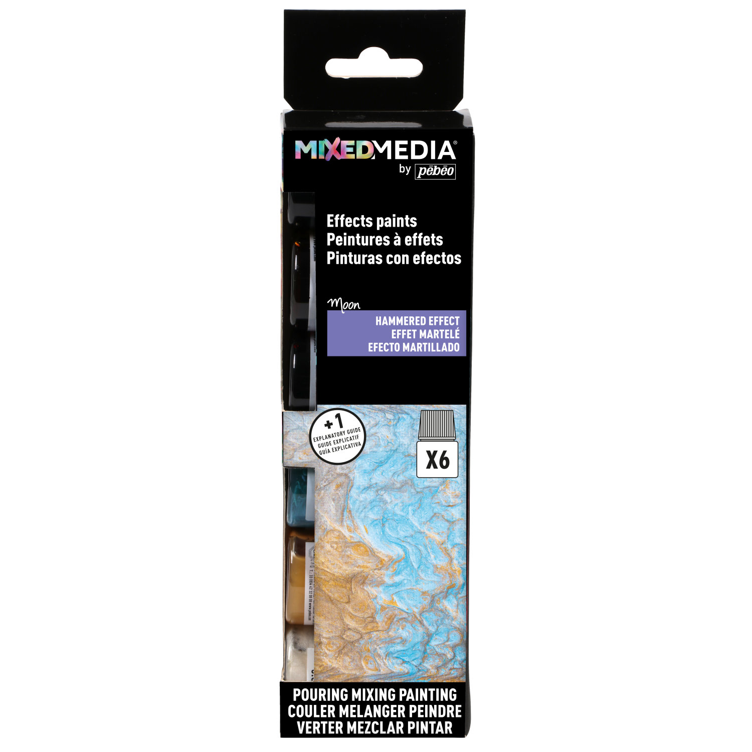PEBEO MOON ZESTAW FARB D0 MIXED MEDIA 6X20 ML
