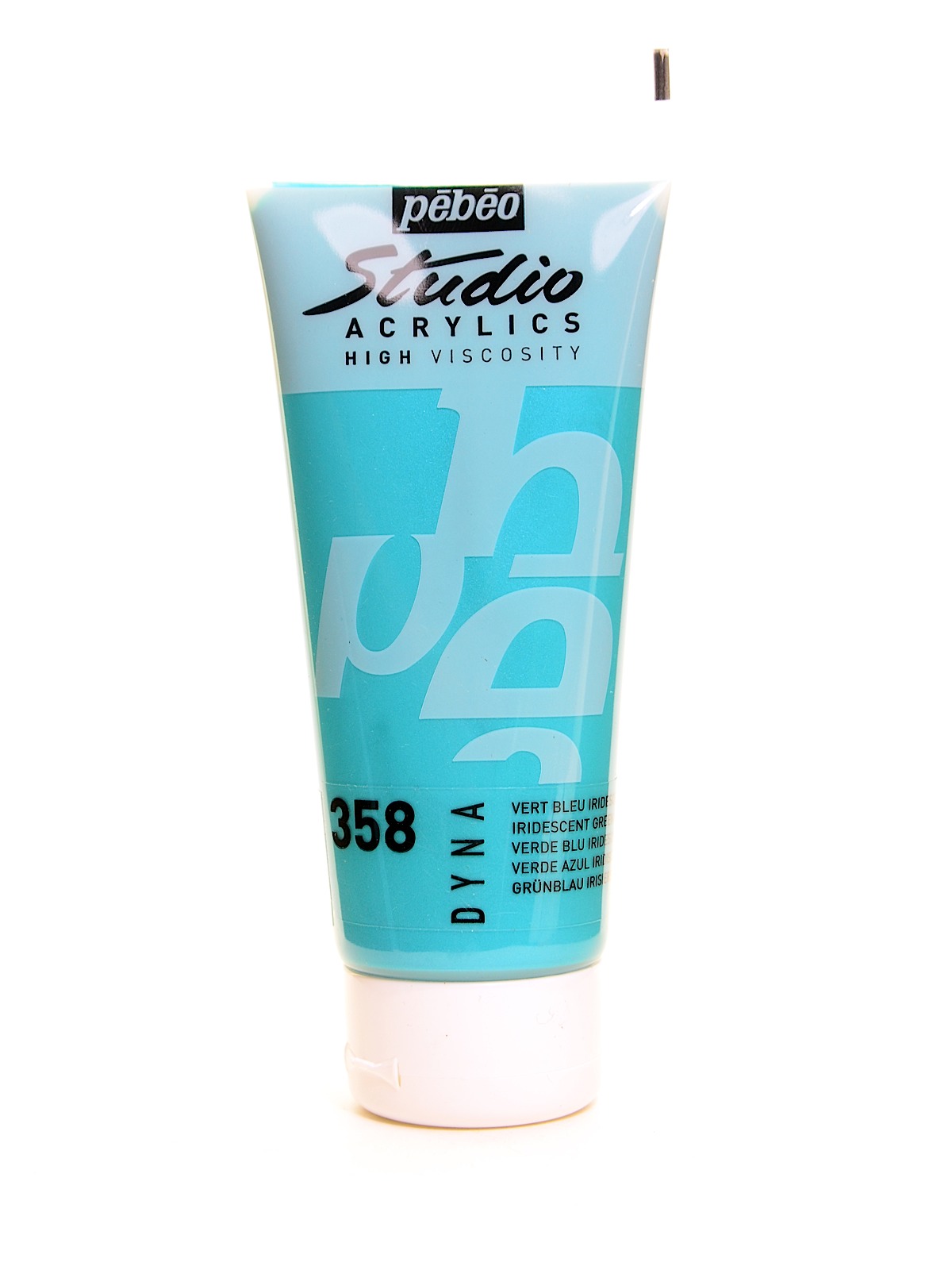 PEBEO STUDIO ACRYLIC DYNA HV 100ML FARBA AKRYLOWA METALICZNA GREEN BLUE