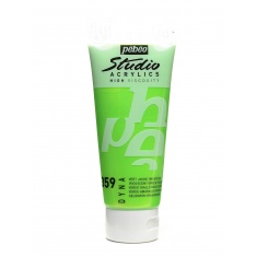 PEBEO STUDIO ACRYLIC DYNA HV 100ML FARBA AKRYLOWA METALICZNA GREEN YELLOW