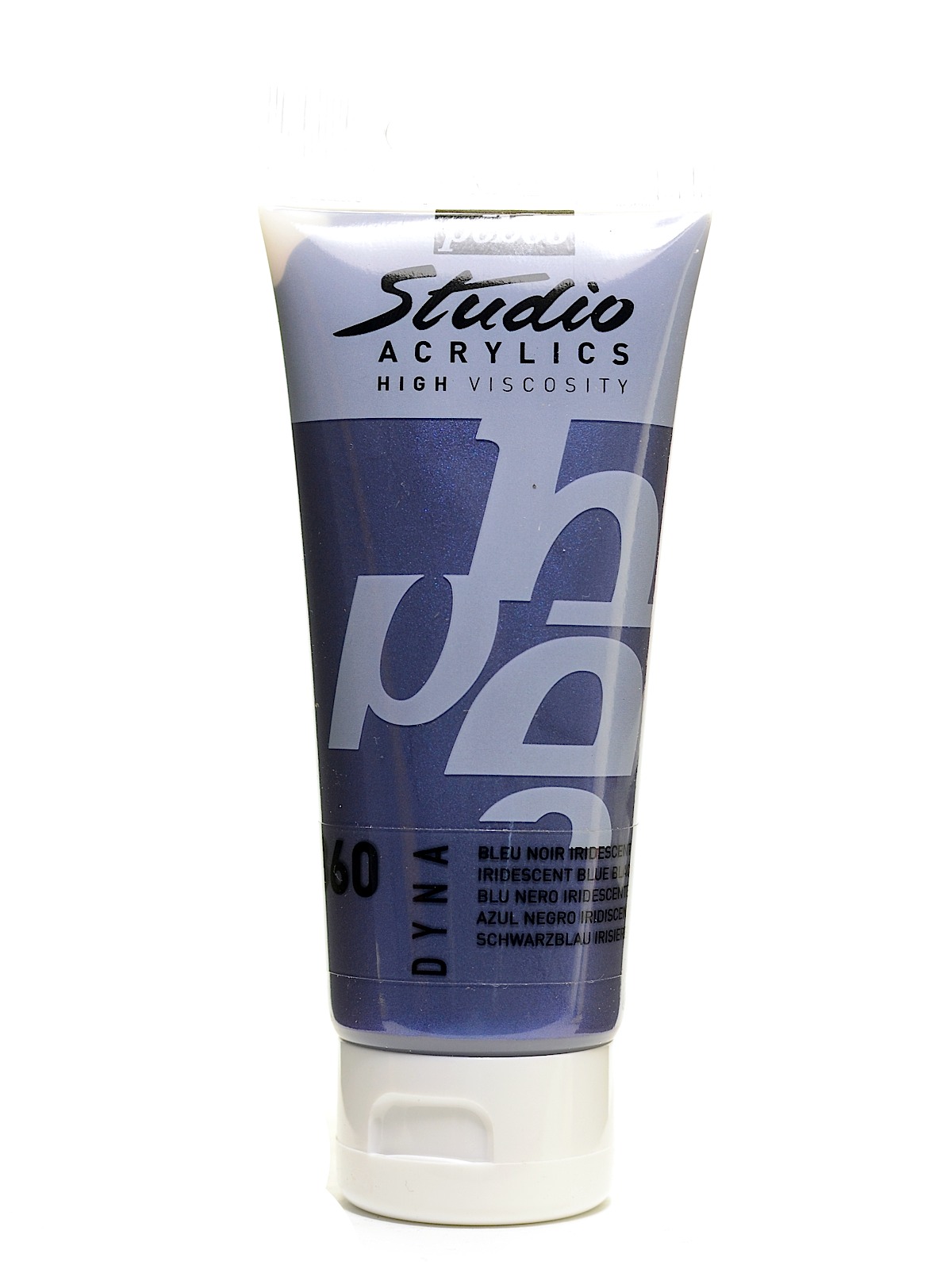 PEBEO STUDIO ACRYLIC DYNA HV 100ML FARBA AKRYLOWA METALICZNA BLUE BLACK