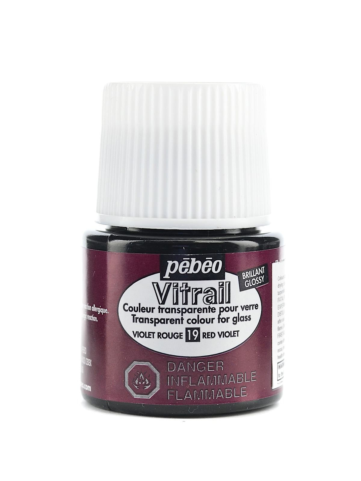 PEBEO VITRAIL FARBA D0 SZKŁA 45ML RED VIOLET