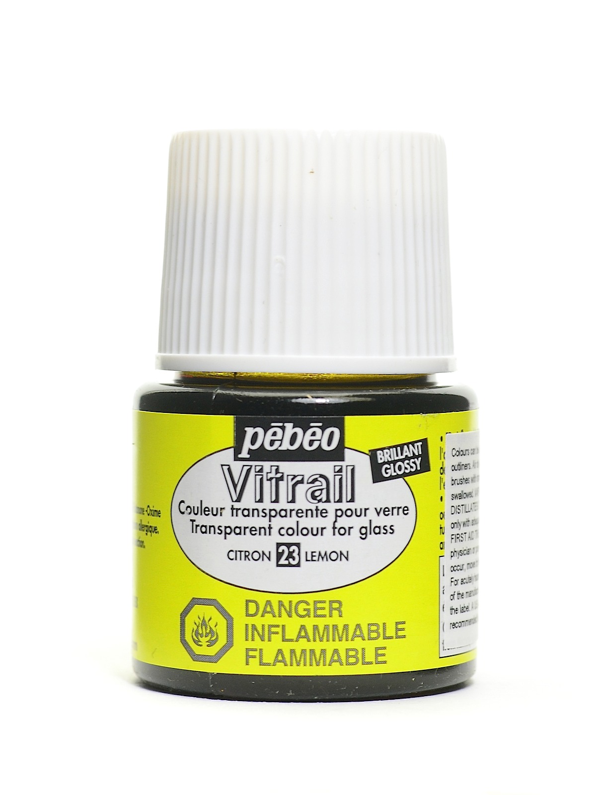 PEBEO VITRAIL FARBA D0 SZKŁA 45ML LEMON