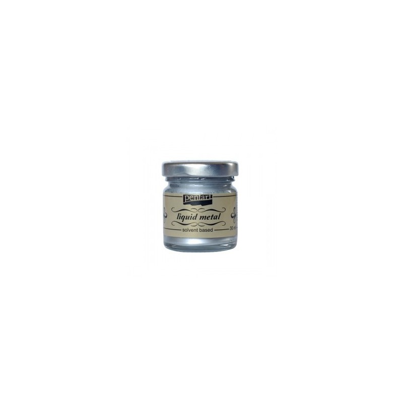 PENTART - LIQUID METAL ANTIQUE SILVER