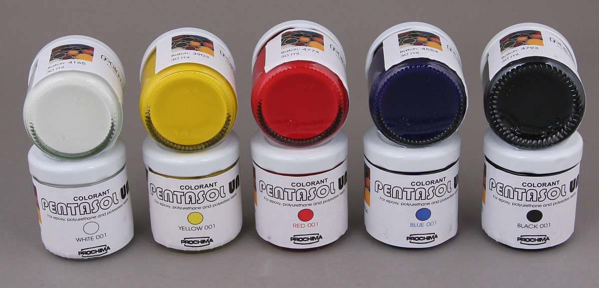 PENTASOL - Czerwona pasta do barwienia żywic 30ml