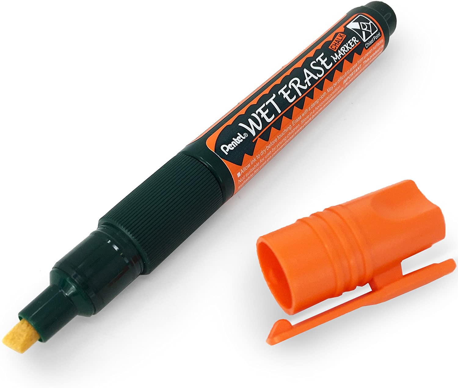 PENTEL MARKER KREDOWY 1.5 – 4 MM KOŃCÓWKA PŁASKA POMARAŃCZOWY