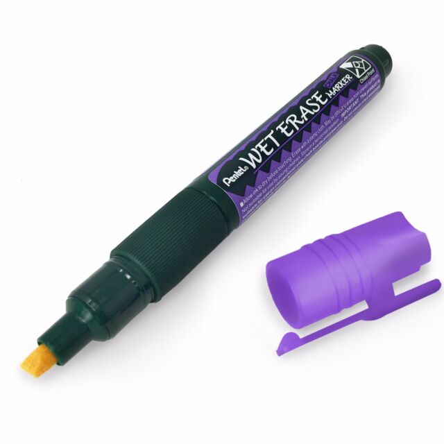 PENTEL MARKER KREDOWY 1.5 – 4 MM KOŃCÓWKA PŁASKA FIOLETOWY