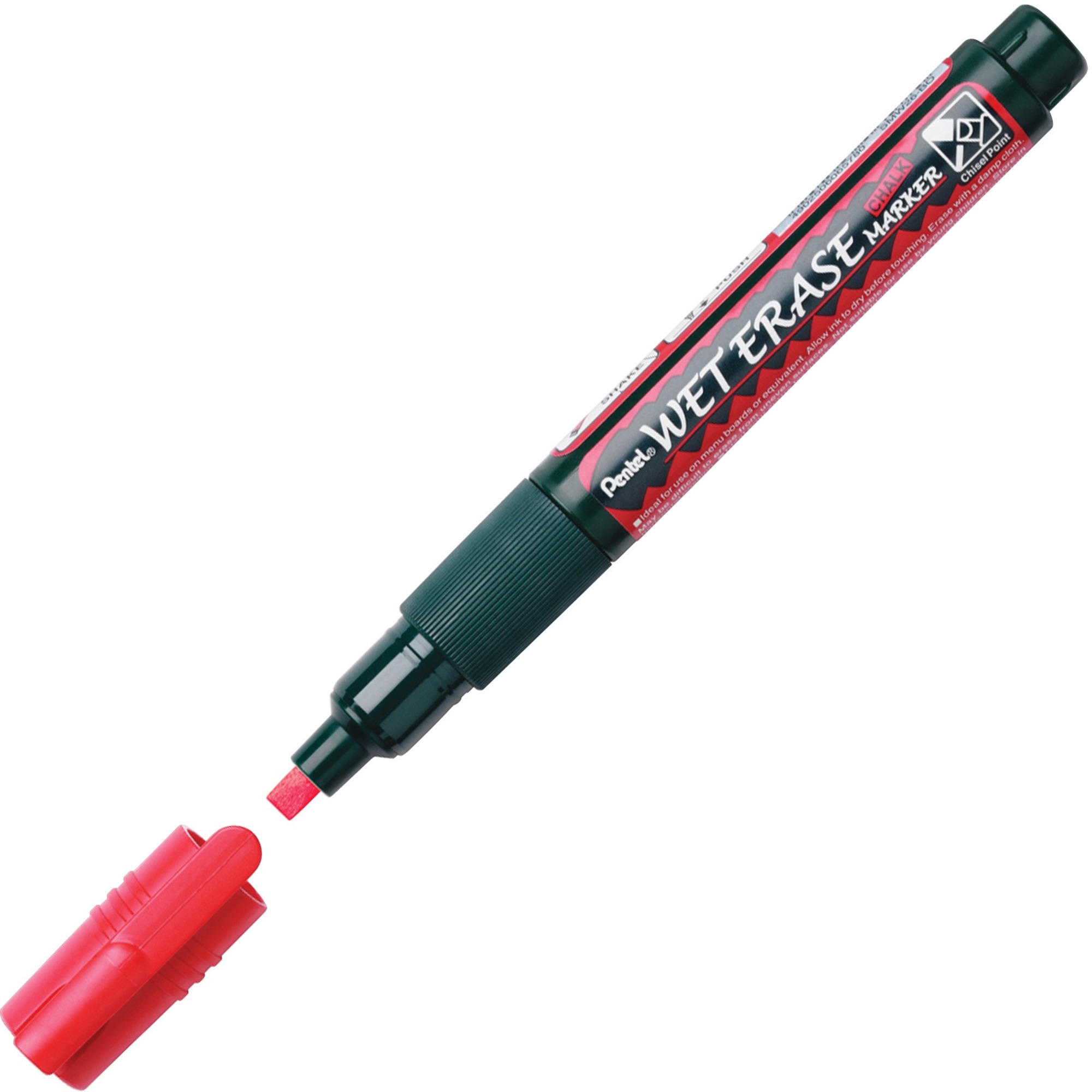 PENTEL MARKER KREDOWY 1.5 – 4 MM KOŃCÓWKA PŁASKA CZERWONY