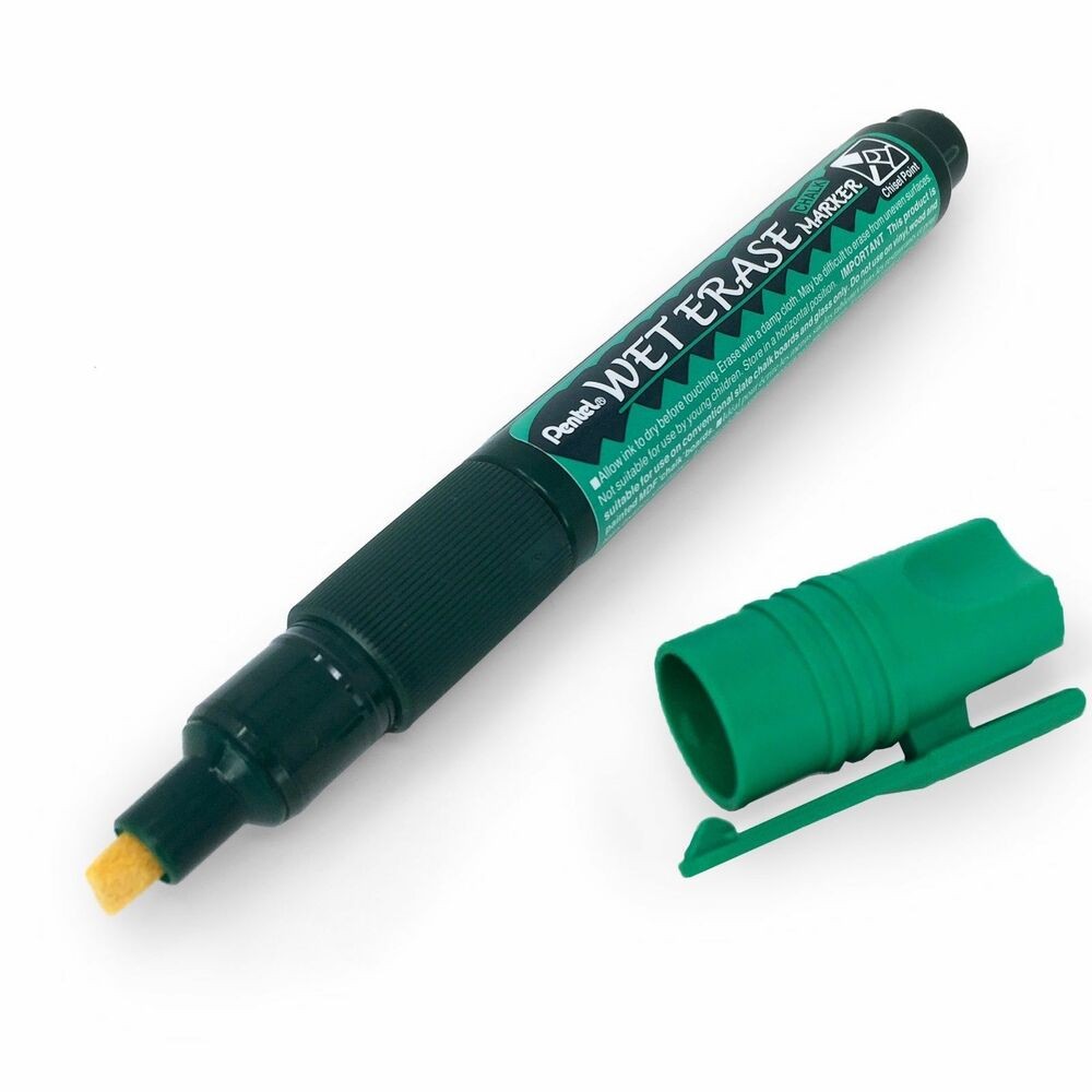 PENTEL MARKER KREDOWY 1.5 – 4 MM KOŃCÓWKA PŁASKA ZIELONY