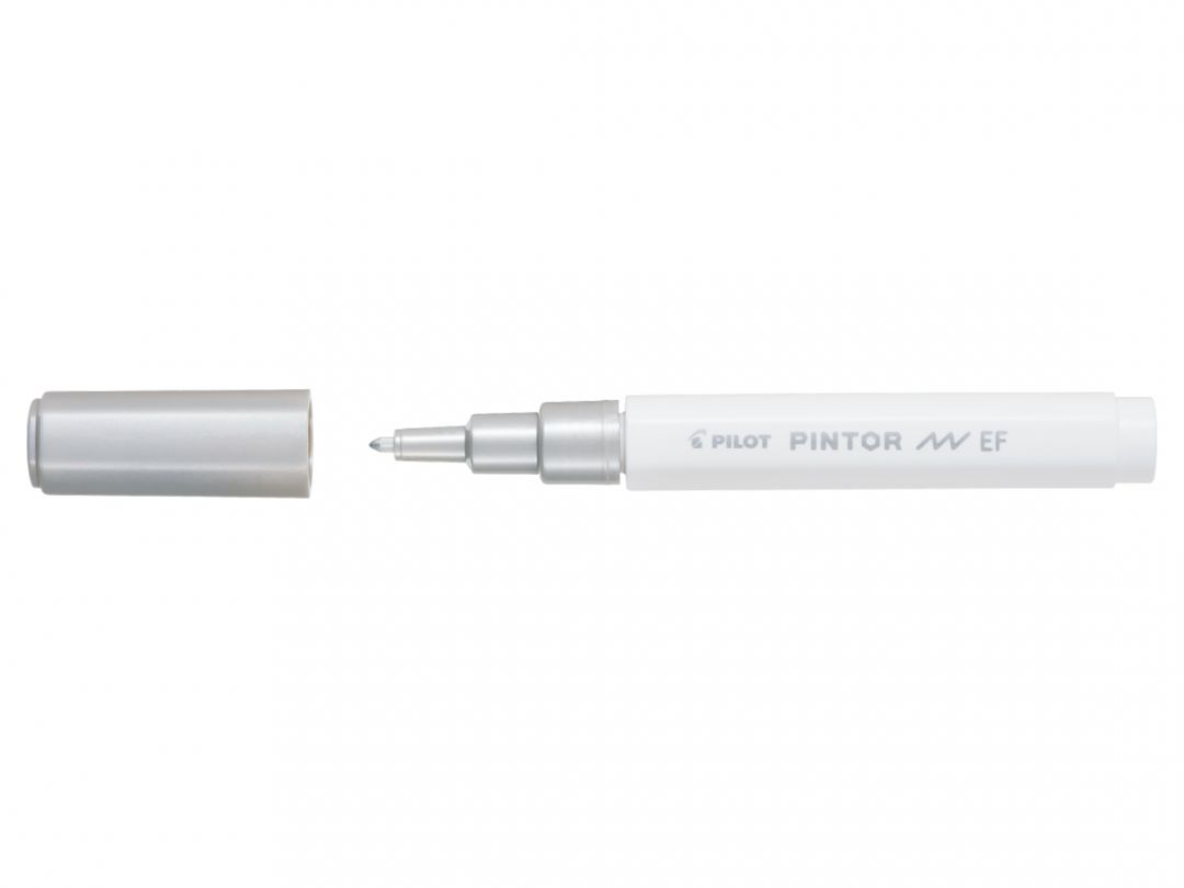 PILOT PINTOR EF 0,7 mm - SILVER - marker z farbą