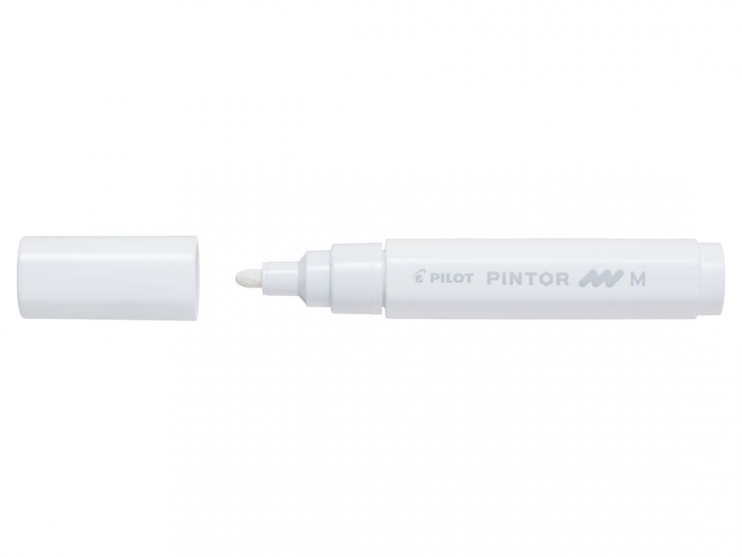 PILOT PINTOR M 1.4 mm - WHITE - marker z farbą