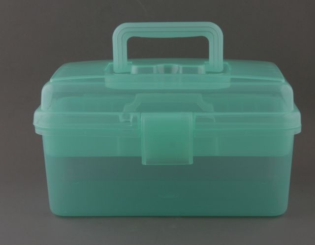 Plastikowa kasetka malarska podwójna ZIELONA
