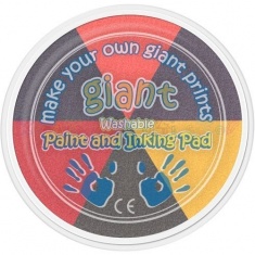 PODUSZKA Z TUSZEM - WIELOKOLOROWA