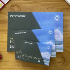 Potentate blok do akwareli 100% bawełny CP (średnioziarnisty) 300g 190x270 20 kartek