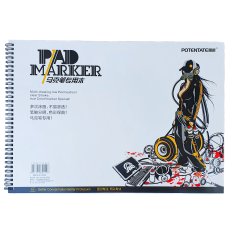 POTENTATE Blok do markerów na spirali A3, 120gsm, 32 ark.