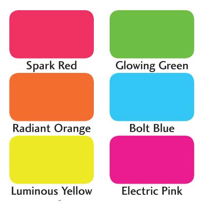 PROMARKER ZESTAW 6 SZT FLUORESCENT
