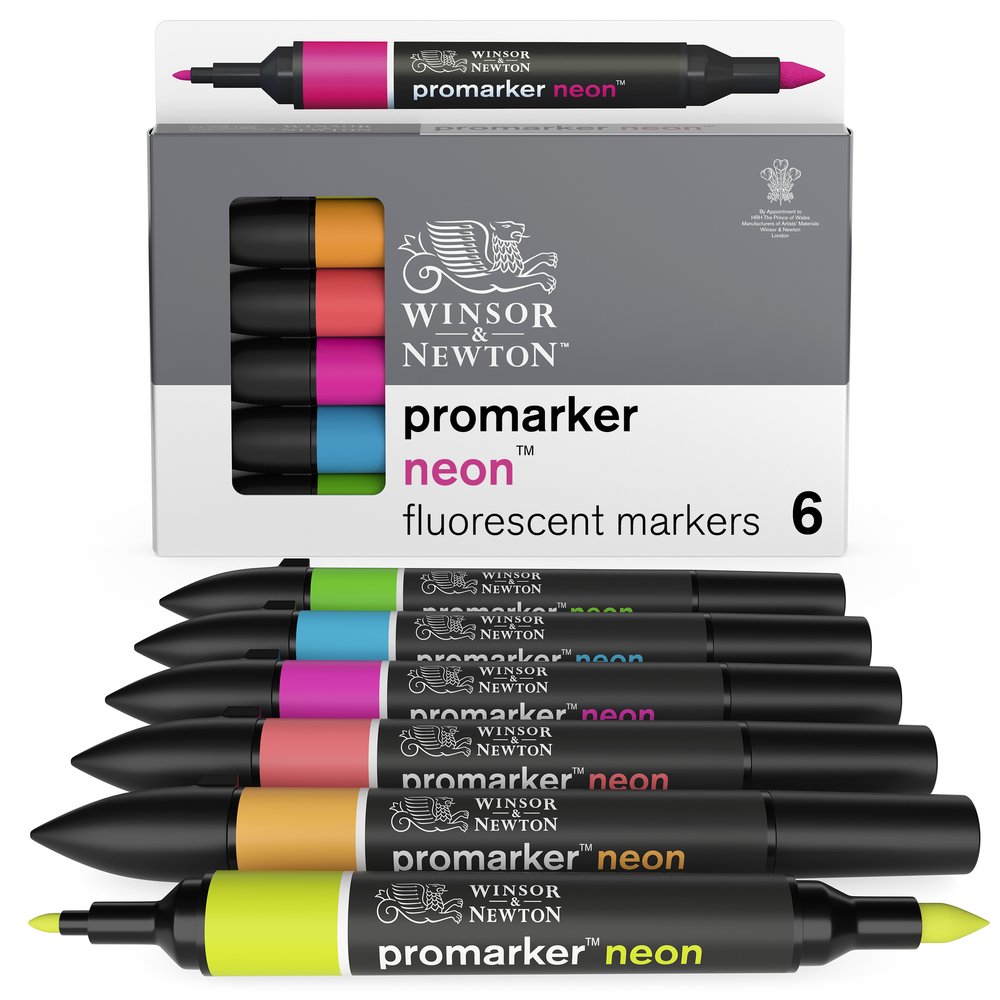 PROMARKER ZESTAW 6 SZT FLUORESCENT