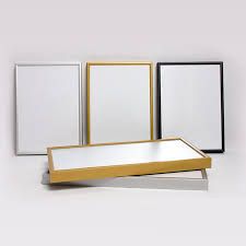 RAMA ALUMINIOWA 60X80 SREBRNA PLEXI