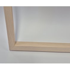 RAMA DREWNIANA 30X40 w KOLORZE BIAŁEJ BEJCY