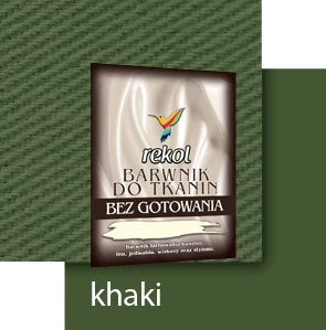 REKOL BARWNIK DO TKANIN 15 g BEZ GOTOWANIA KHAKI