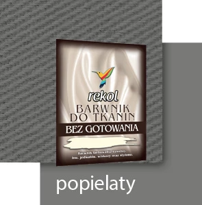REKOL BARWNIK DO TKANIN 15 g BEZ GOTOWANIA POPIELATY