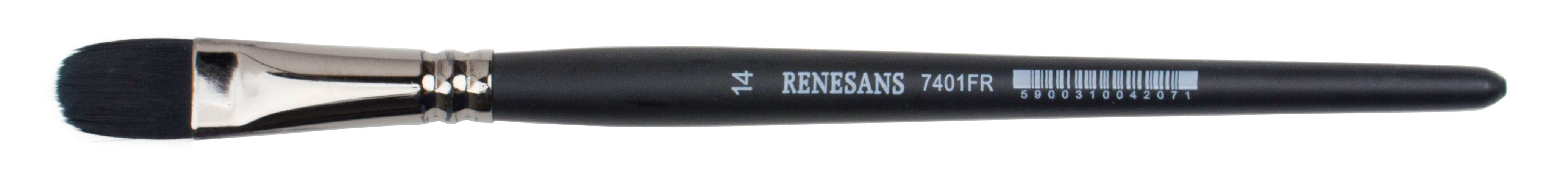 RENESANS 7401FR PĘDZEL SYNTETYCZNY PÓŁOKRĄGŁY AKWARELOWY IMITACJA WIEWIÓRKI NR 5
