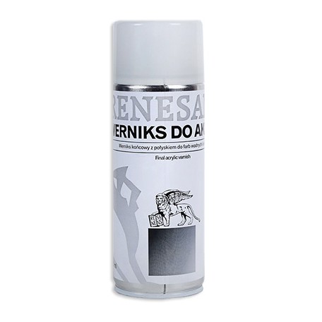 RENESANS WERNIKS KOŃCOWY AKRYLOWY BŁYSZCZĄCY W SPRAY\'U 400 ML