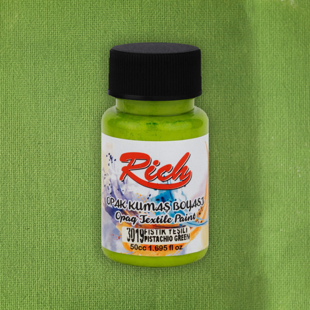 RICH FARBA DO TKANIN OPAQUE 50ML PISTACHIO GREEN