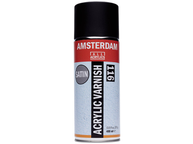 ROYAL TALENS Werniks akrylowy satynowy AMSTERDAM 116 do farb akrylowych i olejnych spray 400ml