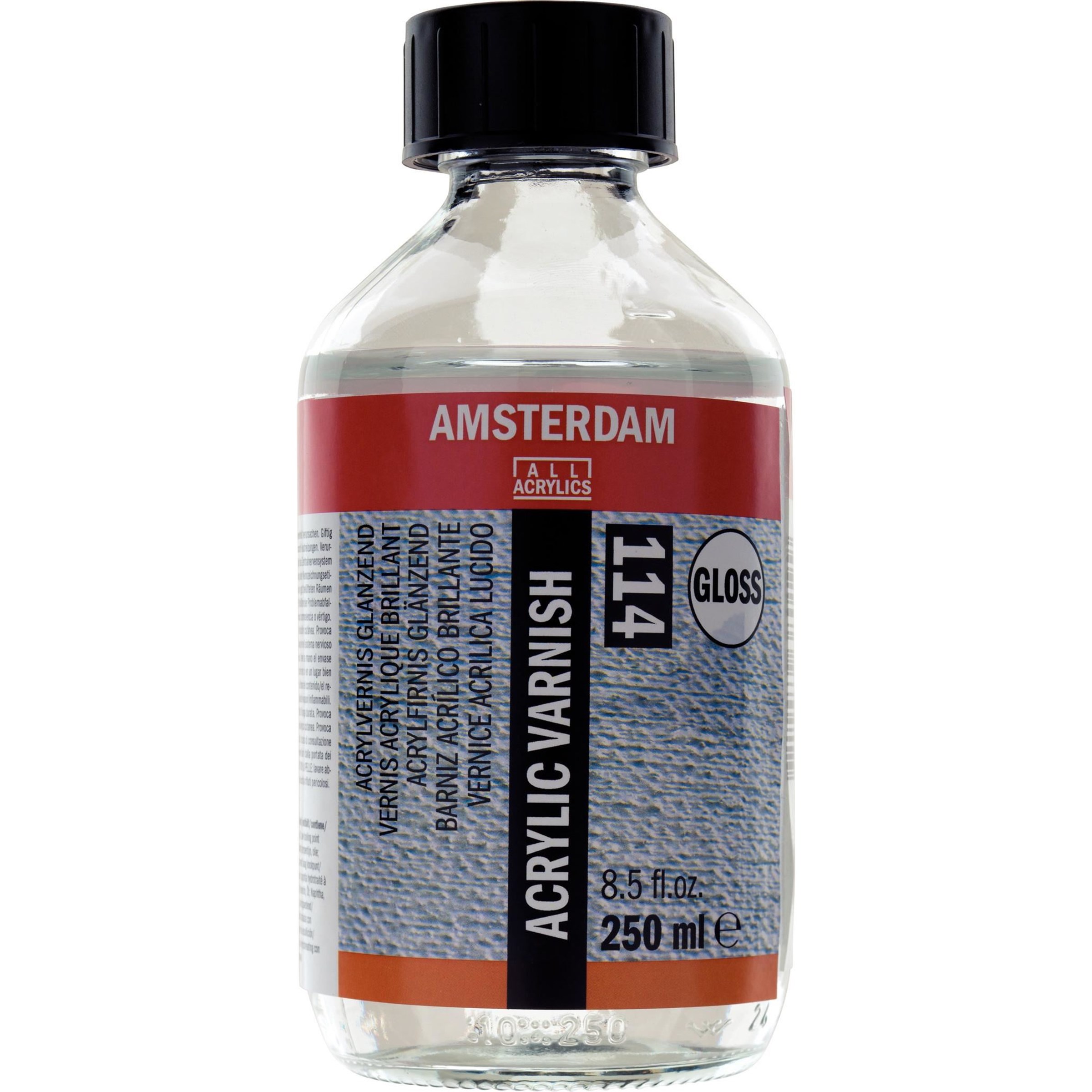ROYAL TALENS Werniks akrylowy błyszczący AMSTERDAM 114 do farb akrylowych i olejnych 250ml
