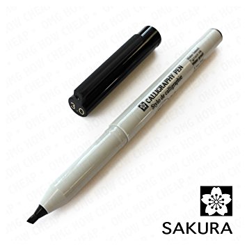 SAKURA CALLIGRAPHY PEN 3.0 BLACK - cienkopis z tuszem