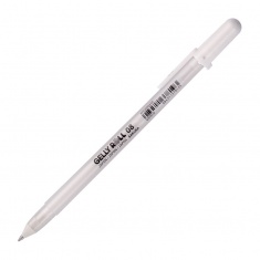 SAKURA GELLY ROLL - WHITE 0.8 - DŁUGOPIS ŻELOWY