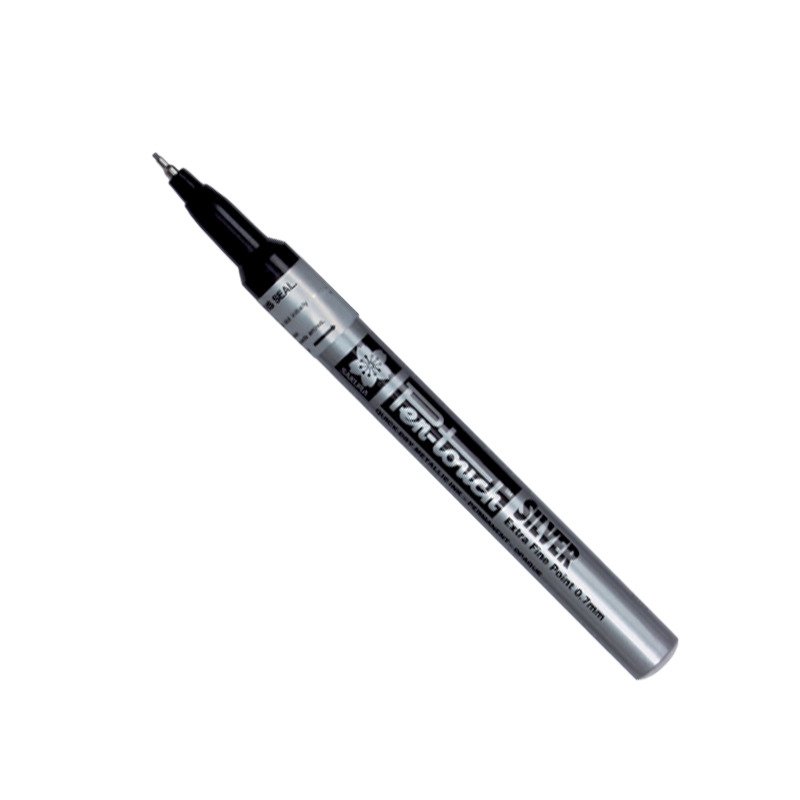 SAKURA PEN -TOUCH 0.7 MM SILVER - marker permanentny