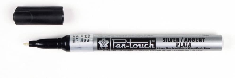 SAKURA PEN - TOUCH 1 MM silver - marker permanentny