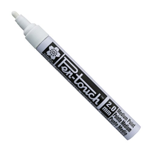 SAKURA PEN -TOUCH 2.0 MM WHITE - marker permanentny