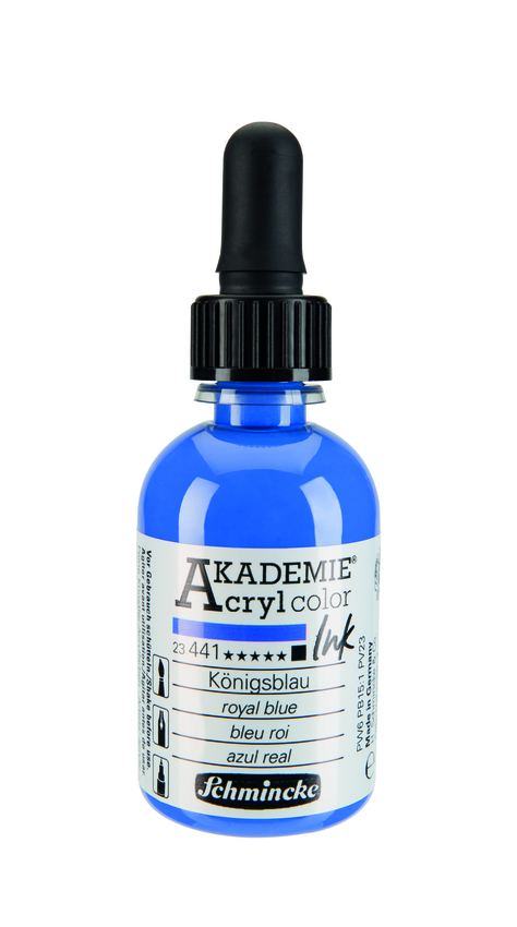 SCHMINCKE AKADEMIE ACRYL INK 50 ML- 441 ROYAL BLUE
