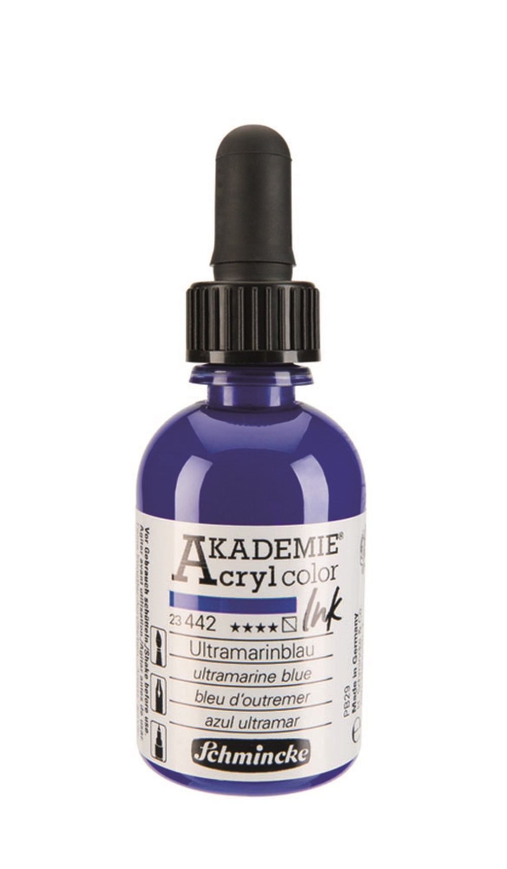 SCHMINCKE AKADEMIE ACRYL INK 50 ML ULTRAMARINE BLUE