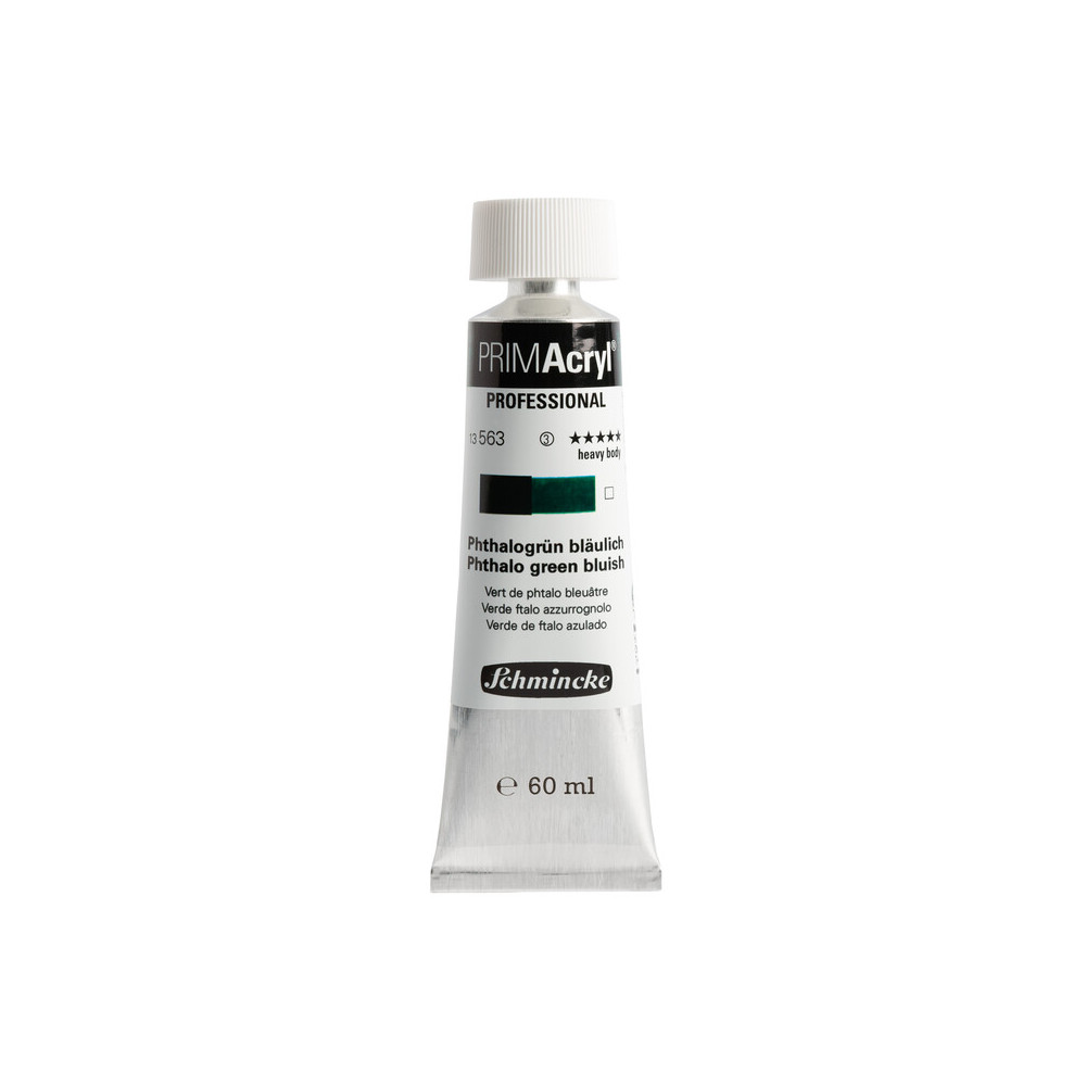 SCHMINCKE PRIMACRYL 60 ml 563 - PHTHALO GREEN BLUISH - farba akrylowa