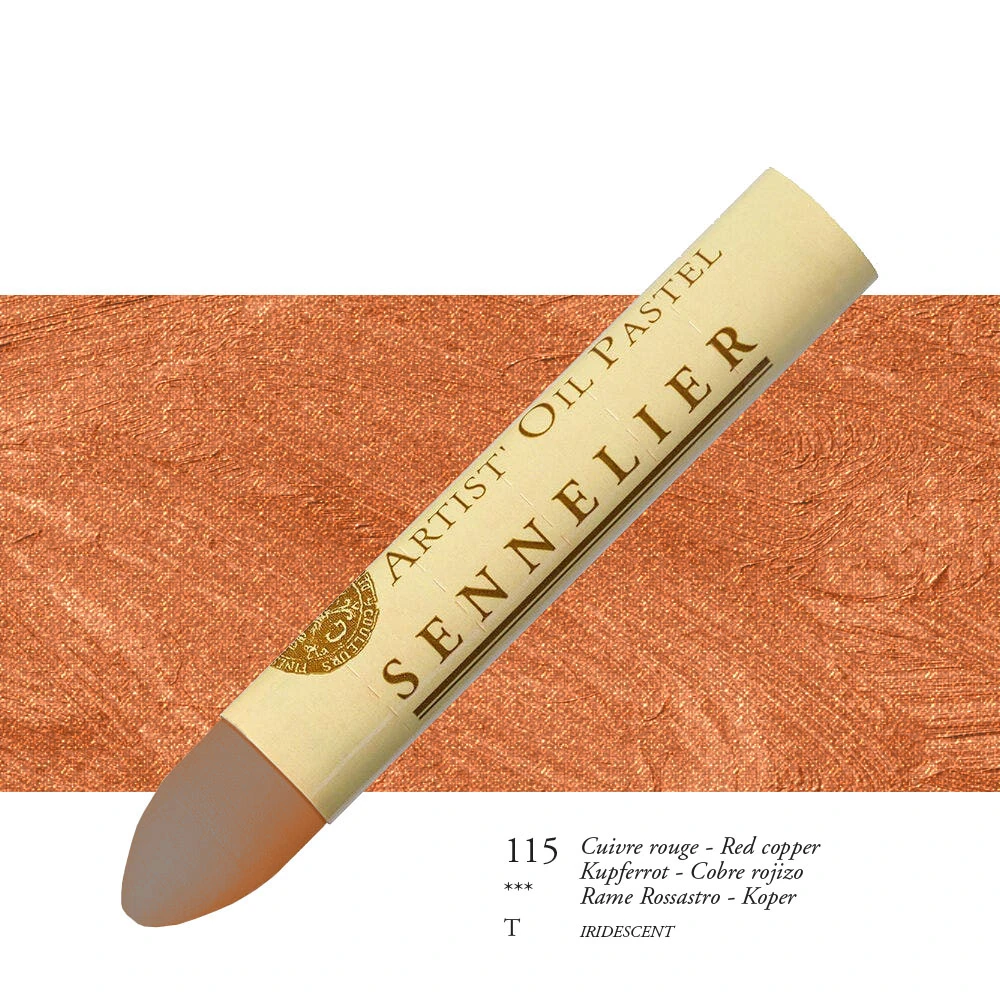 Sennelier pastela olejna 115 irid. red copper